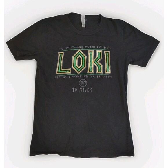 Loki Women’s T-Shirt Medium Bella + Canvas Yes Fit 30 Miles Marvel Event Tee - Picture 1 of 10